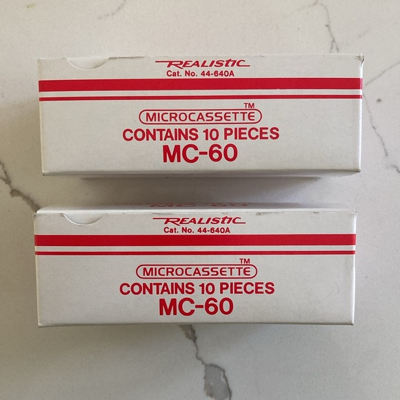 Rare - boxes of MC-60 MicroCassette - Picture 2 of 3